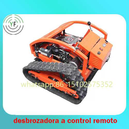 Desbrozadora forestal control remoto