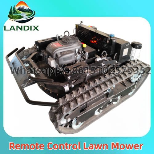 Cheap Price 800mm Crawler Gasoline Automatic zero Turn Remote Control Lawn Mowers for Garden